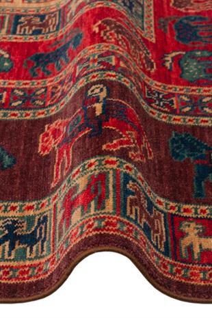 KADIM KDM 08 VIOLET  Anadolu Motiflerine Sahip Yeni Zellanda Yünü İle Üretilen El Emeği Yüksek Kara Tezgah Halısı