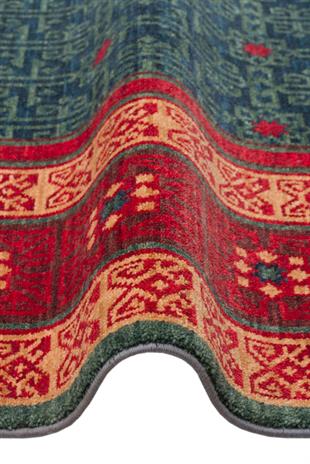 KADIM KDM 13 NAVY RED  Anadolu Motifli El Emeği Yüksek Yün Kara Tezgah Halısı