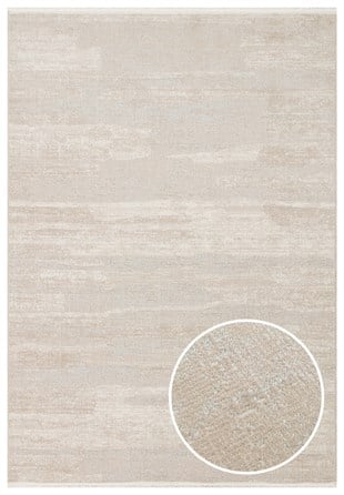 KALAHARI KLH 01 GREY BEIGE  Özel Dokuma Tekniği ile Üretilen Modern Sade Desenli Makine Halısı
