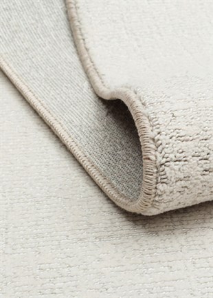 KALAHARI KLH PLAIN CREAM  Özel Dokuma Tekniği ile Üretilen Modern Sade Desenli Makine Halısı