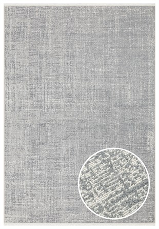 KALAHARI KLH PLAIN GREY  Özel Dokuma Tekniği ile Üretilen Modern Sade Desenli Makine Halısı