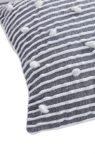 KIRLENT KRL 01 D.GREY  Etnik Desenlere Sahip Renkli ve Şık Kırlentler 43*43 cm