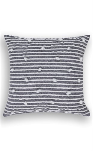 KIRLENT KRL 01 D.GREY  Etnik Desenlere Sahip Renkli ve Şık Kırlentler 43*43 cm