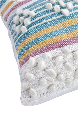 KIRLENT KRL 02 MULTY  Etnik Desenlere Sahip Renkli ve Şık Kırlentler 43*43 cm