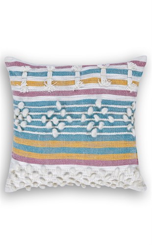 KIRLENT KRL 02 MULTY  Etnik Desenlere Sahip Renkli ve Şık Kırlentler 43*43 cm