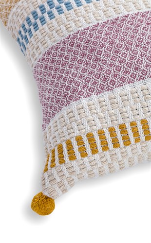 KIRLENT KRL 04 MULTY  Etnik Desenlere Sahip Renkli ve Şık Kırlentler 43*43 cm