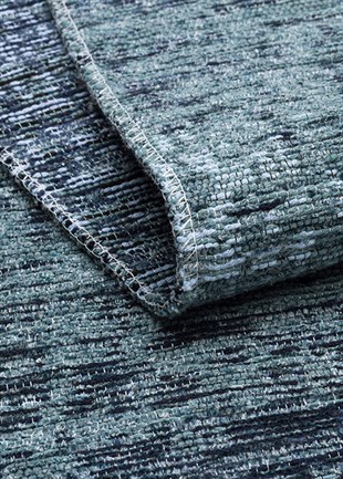 KUTNU KILIM KTN 01 ANTRASIT BLUE Modern Ombre Renk Geçişli Yıkanabilir Çift Taraflı Kilim