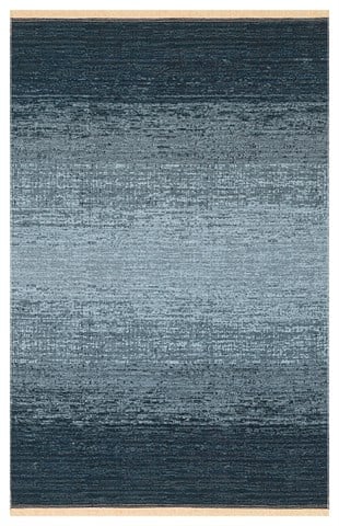 KUTNU KILIM KTN 01 ANTRASIT BLUE Modern Ombre Renk Geçişli Yıkanabilir Çift Taraflı Kilim