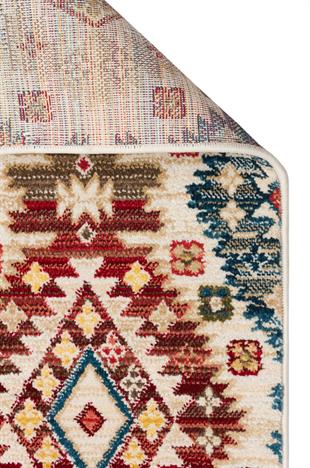 KYBELE KYB 07 MULTY Sıcak Renk Tonlu Otantik Makine Halısı