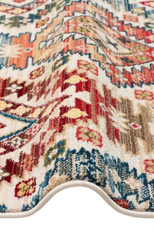 KYBELE KYB 07 MULTY Sıcak Renk Tonlu Otantik Makine Halısı