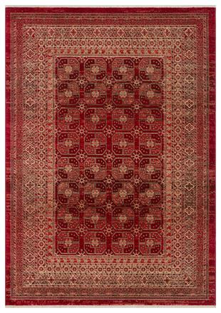 KYBELE KYB 03 RED Sıcak Renk Tonlu Otantik Makine Halısı