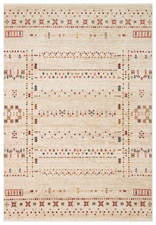 KYBELE KYB 06 CREAM XW Sıcak Renk Tonlu Otantik Makine Halısı