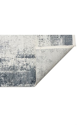 LAGOS XW LGS 06 CREAM GREY XW  Hav Toz Vermez Eskitme Desenli Modern Makine Halısı