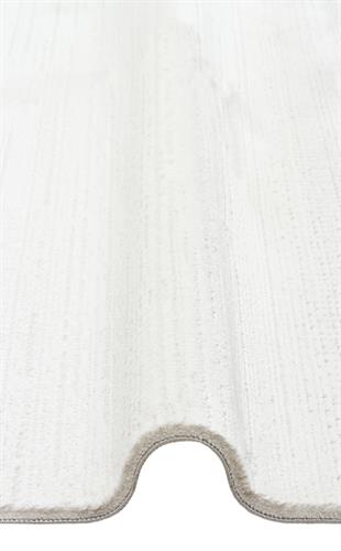 LAGOS XW LGS 16 CREAM GREY XW  Hav Toz Vermez Eskitme Desenli Modern Makine Halısı