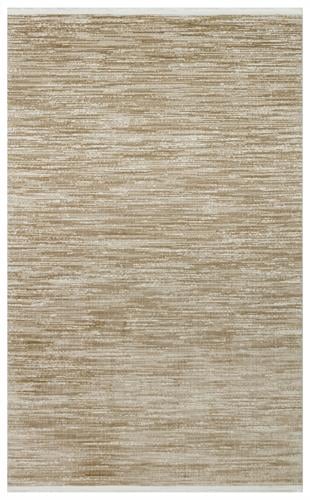 LAGOS XW LGS 19 BEIGE XW  Hav Toz Vermez Eskitme Desenli Modern Makine Halısı