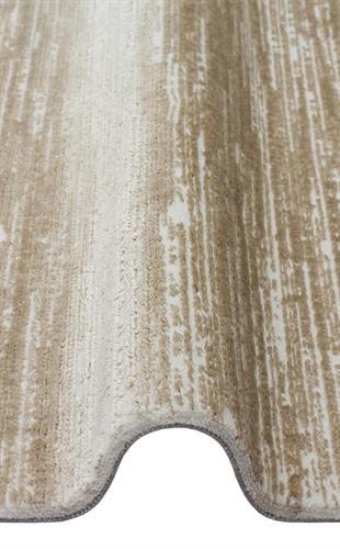 LAGOS XW LGS 19 BEIGE XW  Hav Toz Vermez Eskitme Desenli Modern Makine Halısı