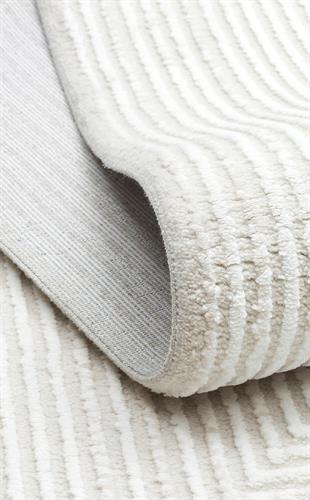 LAGOS XW LGS 22 CREAM GREY XW  Hav Toz Vermez Eskitme Desenli Modern Makine Halısı