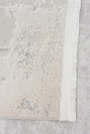LAGOS XW LGS 25 CREAM BEIGE XW  Hav Toz Vermez Eskitme Desenli Modern Makine Halısı