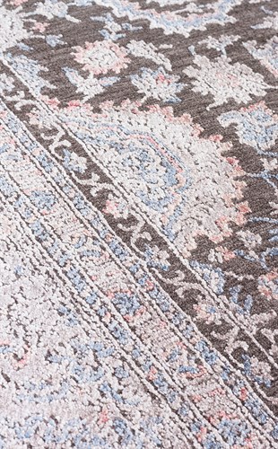 LAHOR LHR 01 BRONZE  Özel Boyama İşlemi İle Üretilen Yüksek Alçak Dokuya Sahip Zengin Renkli Şık Salon Halısı
