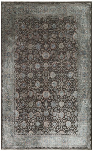 LAHOR LHR 01 PETROL  Özel Boyama İşlemi İle Üretilen Yüksek Alçak Dokuya Sahip Zengin Renkli Şık Salon Halısı