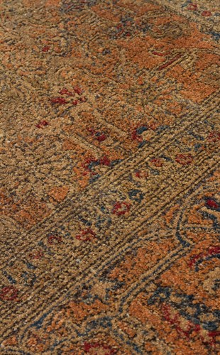 LAHOR LHR 02 BEIGE  Özel Boyama İşlemi İle Üretilen Yüksek Alçak Dokuya Sahip Zengin Renkli Şık Salon Halısı