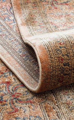 LAHOR LHR 02 BEIGE  Özel Boyama İşlemi İle Üretilen Yüksek Alçak Dokuya Sahip Zengin Renkli Şık Salon Halısı