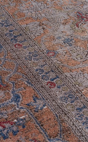 LAHOR LHR 02 GREY  Özel Boyama İşlemi İle Üretilen Yüksek Alçak Dokuya Sahip Zengin Renkli Şık Salon Halısı