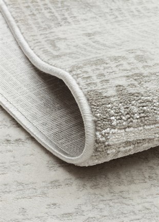 LEONA LNA 02 GREY  Yumuşak Tuşeli Hav Toz Vermez Modern Makine Halısı