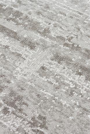 LEONA LNA 04 GREY  Yumuşak Tuşeli Hav Toz Vermez Modern Makine Halısı
