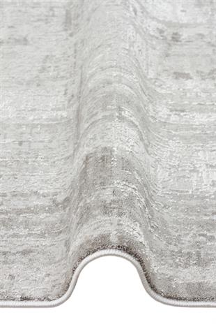 LEONA LNA 04 GREY  Yumuşak Tuşeli Hav Toz Vermez Modern Makine Halısı