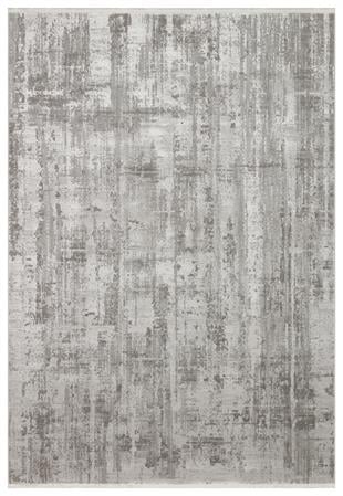 LEONA LNA 04 GREY  Yumuşak Tuşeli Hav Toz Vermez Modern Makine Halısı