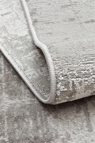 LEONA LNA 04 GREY  Yumuşak Tuşeli Hav Toz Vermez Modern Makine Halısı