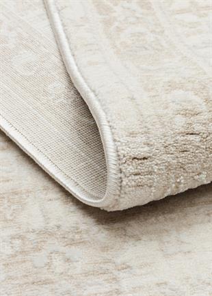 LEONA LNA 05 CREAM  Yumuşak Tuşeli Hav Toz Vermez Modern Makine Halısı