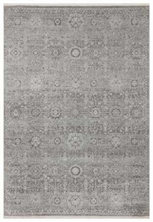 LEONA LNA 07 GREY  Yumuşak Tuşeli Hav Toz Vermez Modern Makine Halısı