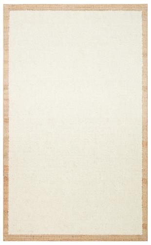 LHASA LHS 01 CREAM NATURAL  Yün ve Jüt ile Üretilen Örme El Dokuma Halı