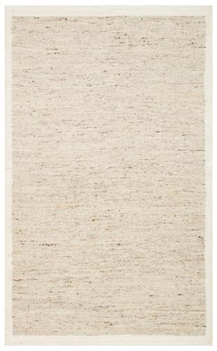 LHASA LHS 01 GREY CREAM  Yün ve Jüt ile Üretilen Örme El Dokuma Halı