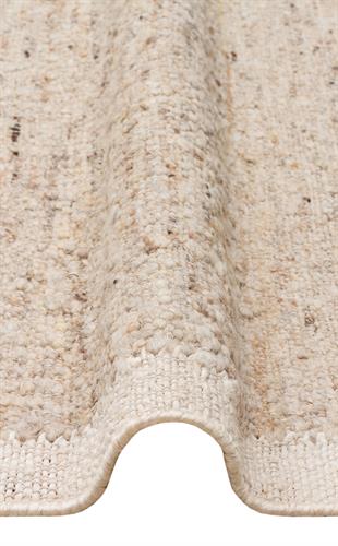 LHASA LHS 01 GREY CREAM  Yün ve Jüt ile Üretilen Örme El Dokuma Halı