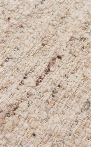 LHASA LHS 01 GREY CREAM  Yün ve Jüt ile Üretilen Örme El Dokuma Halı