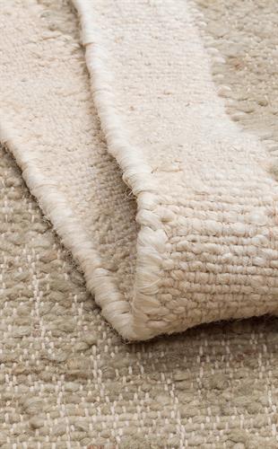 LHASA LHS 01 MINT CREAM  Yün ve Jüt ile Üretilen Örme El Dokuma Halı