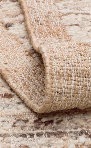 LHASA LHS 01 MULTY NATURAL  Yün ve Jüt ile Üretilen Örme El Dokuma Halı