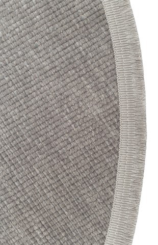 LIZA KILIM LIZ 01 GREY Q  Hav Toz Vermez Kaymaz Tabanlı Yıkanabilir Düz Renk Kilim