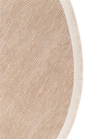 LIZA KILIM LIZ 01 VIZON Q  Hav Toz Vermez Kaymaz Tabanlı Yıkanabilir Düz Renk Kilim