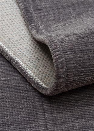 LIZA KILIM LIZ 02 ANTRASIT  Hav Toz Vermez Kaymaz Tabanlı Yıkanabilir Düz Renk Kilim