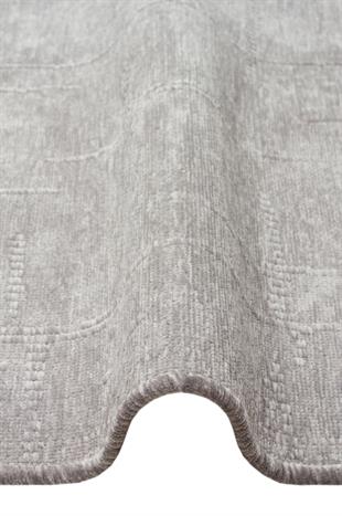 LIZA KILIM LIZ 02 GREY  Hav Toz Vermez Kaymaz Tabanlı Yıkanabilir Düz Renk Kilim