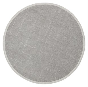 LIZA KILIM LIZ 02 GREY Q  Hav Toz Vermez Kaymaz Tabanlı Yıkanabilir Düz Renk Kilim