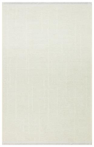LIZA KILIM LIZ 02 WHITE  Hav Toz Vermez Kaymaz Tabanlı Yıkanabilir Düz Renk Kilim