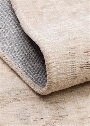 LIZA KILIM XW LIZ 03 BEIGE XW  Hav Toz Vermez Kaymaz Tabanlı Yıkanabilir Düz Renk Kilim