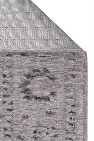 LIZA KILIM XW LIZ 03 GREY XW  Hav Toz Vermez Kaymaz Tabanlı Yıkanabilir Düz Renk Kilim