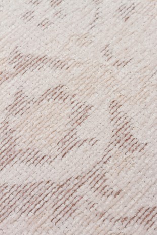 LIZA KILIM XW LIZ 03 WHITE XW  Hav Toz Vermez Kaymaz Tabanlı Yıkanabilir Düz Renk Kilim