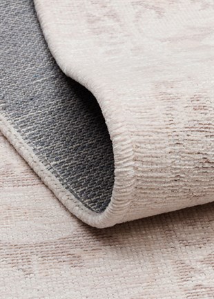 LIZA KILIM XW LIZ 03 WHITE XW  Hav Toz Vermez Kaymaz Tabanlı Yıkanabilir Düz Renk Kilim